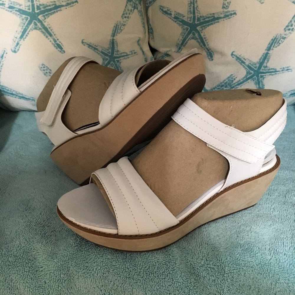 Clark’s wedge sandals